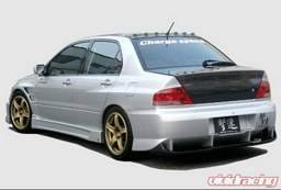 Mitsubishi Lancer Chargespeed Type-2 Rear Bumper with Diffuser - CS424RB2