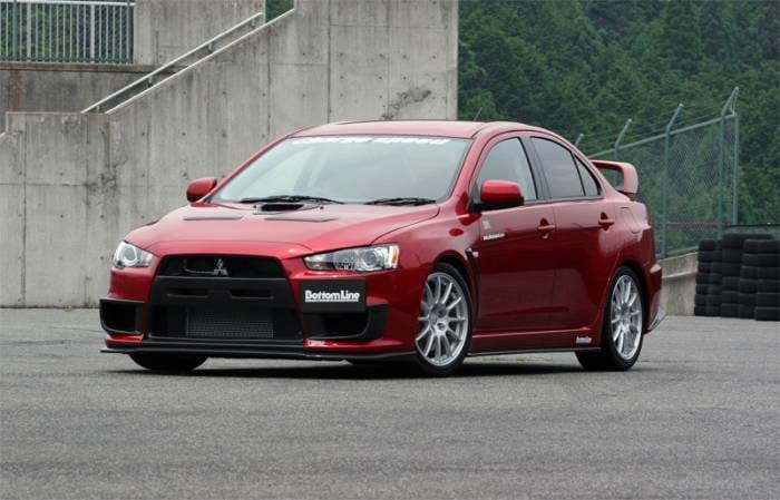 Mitsubishi Lancer Chargespeed Bottom Line Full Lip Kit - 5PC - CS427FLK1C thumbnail 3