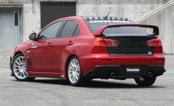 Mitsubishi Lancer Chargespeed Bottom Line Type-1 Full Lip Kit - 5PC - CS427FLK1F thumbnail 2
