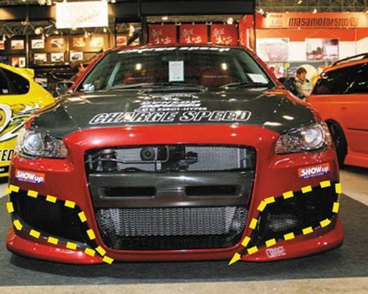 Mitsubishi Lancer Chargespeed Side Duct Cowl for Type-1 Bumper ONLY - Pair - CS427SDCCS thumbnail 2
