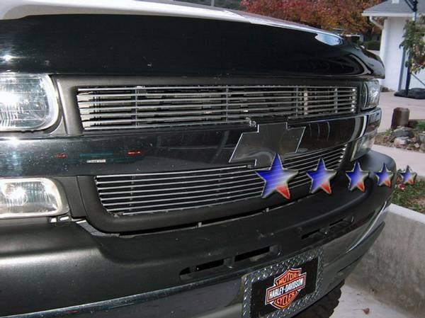 Chevrolet Silverado APS Billet Grille - Upper - Aluminum - C85336A