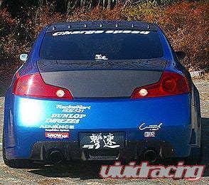 Infiniti G35 2DR Chargespeed Rear Bumper - CS695RB