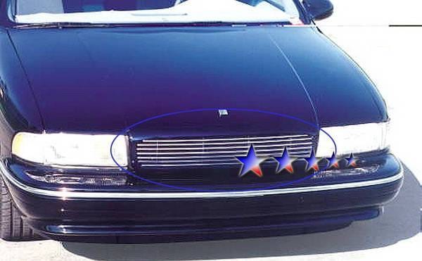Chevrolet Caprice APS Billet Grille - Upper - Stainless Steel - C86003S