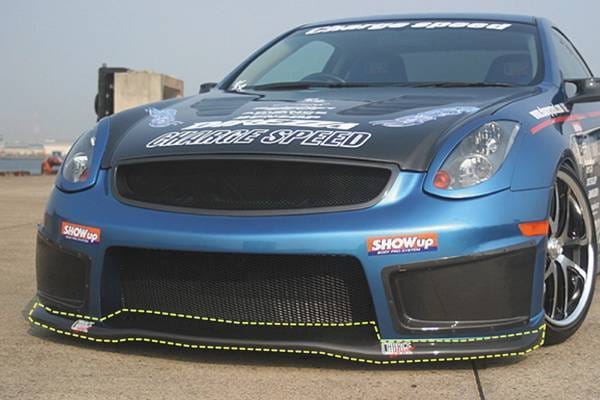 Infiniti G35 2DR Chargespeed Center Cowl with Grille Cowl & Under Cowl for Front Bumper - 3PC - CS695ACC thumbnail 4