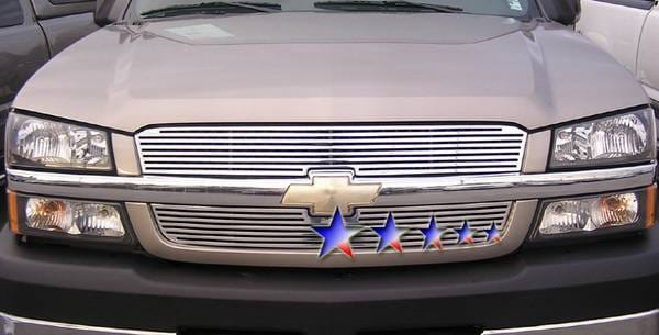 Chevrolet Silverado APS CNC Grille - Upper - Aluminum - C95717A
