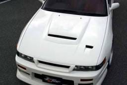 Nissan 240SX Chargespeed Vented Carbon Hood - CS703HCV