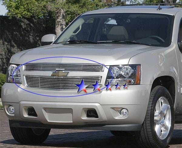 Chevrolet Avalanche APS CNC Grille - Upper - Aluminum - C96451A