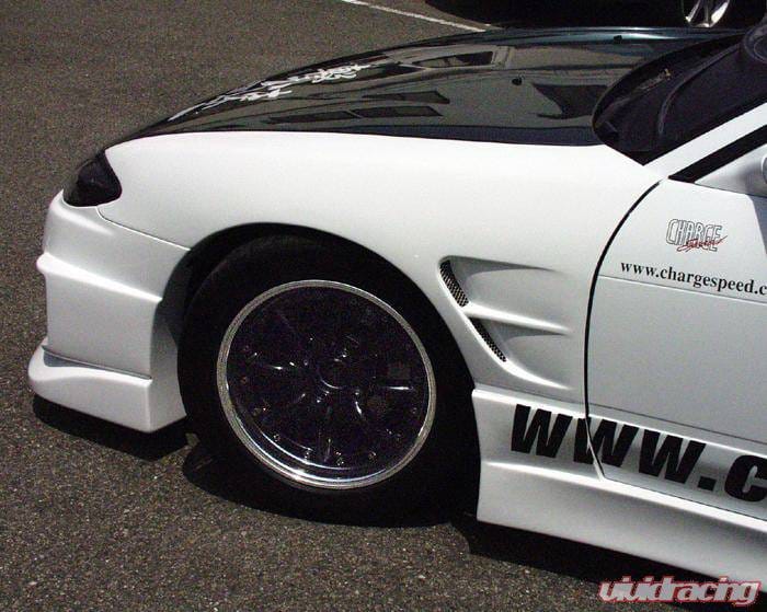 Nissan 240SX HB Chargespeed Body Kit Conversion to S-15 Wide Body FK with Vented Hood - CS7072FK2 thumbnail 2