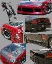 Nissan 240SX Chargespeed S-14 Conversion to S-15 Wide Body FK with OEM Hood - CS7074FK1