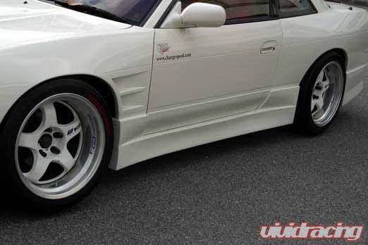 Nissan 240SX Chargespeed Body Kit Conversion to S-15 Wide Body FK with OEM Hood - CS7073FK1 thumbnail 3