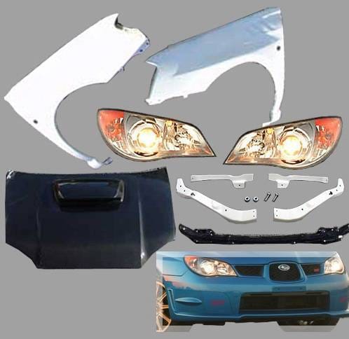 Subaru Impreza Chargespeed Body Kit Conversion to 2006-2007 Front End - CS975FELK