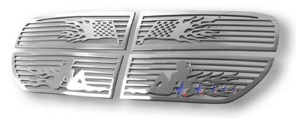 Dodge Magnum APS Symbolic Grille - Upper - Aluminum - D25037B