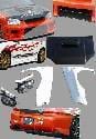 Subaru Impreza Chargespeed Body Kit Conversion to 2004-2005 Front End with 3D Center - CS977FELKD