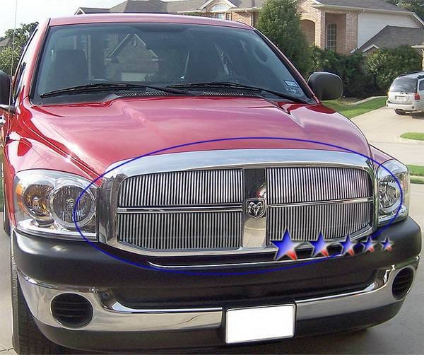 Dodge Ram APS Billet Grille - Upper - Aluminum - D65719V