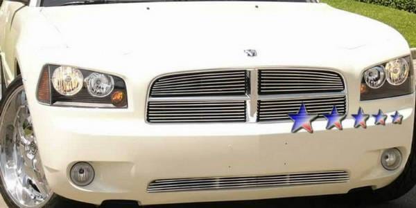 Dodge Charger APS Billet Grille - Bumper - Stainless Steel - D66439S