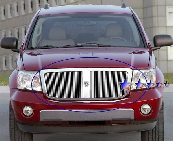 Dodge Durango APS Billet Grille - Upper - Aluminum - D66528V