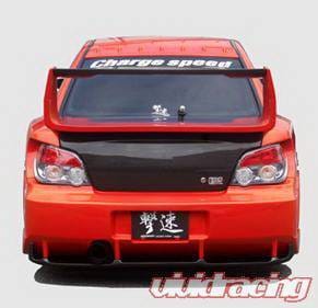 Subaru Impreza Chargespeed Peanut New Eye Wide Body Super GT Rear Bumper with Carbon Diffuser - CS977RBW
