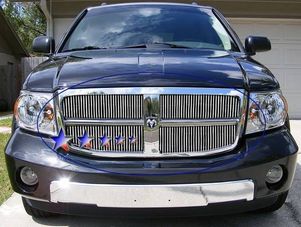 Dodge Durango APS Billet Grille - Upper - Aluminum - D66470V