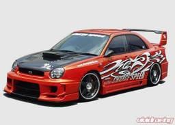 Subaru Impreza Chargespeed Round Eye Type-2 Wide Body Full Body Kit with 3D Center - CS978FKDW