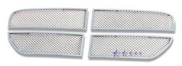 Dodge Magnum APS Wire Mesh Grille - Upper - Stainless Steel - D75037T thumbnail 2