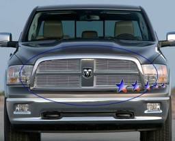 Dodge Ram APS Billet Grille - Upper - Aluminum - D66613A