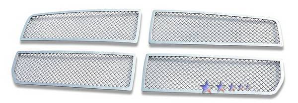 Dodge Dakota APS Wire Mesh Grille - Upper - Stainless Steel - D76471T