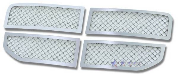 Dodge Nitro APS Wire Mesh Grille - Upper - Stainless Steel - D76473S thumbnail 2