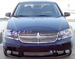 Dodge Avenger APS Wire Mesh Grille - Upper - Stainless Steel - D76518T