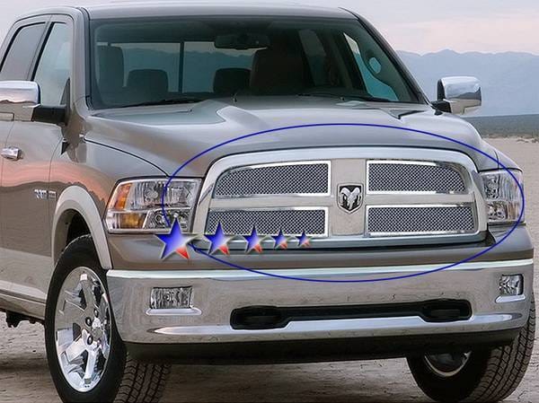 Dodge Ram APS Wire Mesh Grille - Upper - Stainless Steel - D76613T