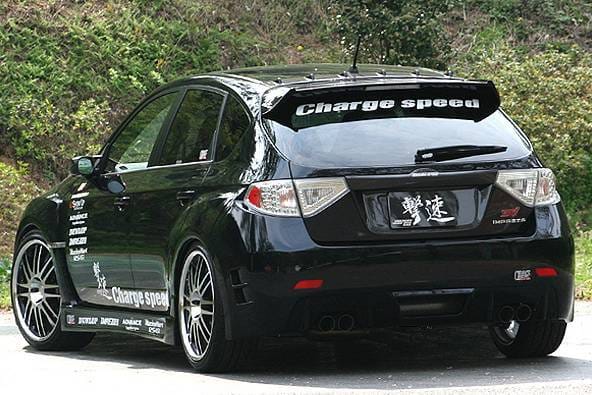 Subaru WRX Chargespeed License Plate Upper Garnish for OEM Hatch - CS979LPUGC thumbnail 5