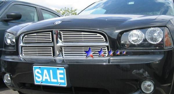 Dodge Charger APS CNC Grille - Upper - Aluminum - D96438A