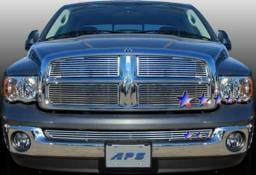 Dodge Ram APS CNC Grille - Upper - Aluminum - D95720A