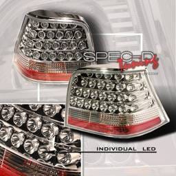 Volkswagen Golf GTI Custom Disco Gunmetal LED Taillights - DISC
