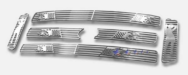 Ford Excursion APS Symbolic Grille - Upper - Aluminum - F25799E