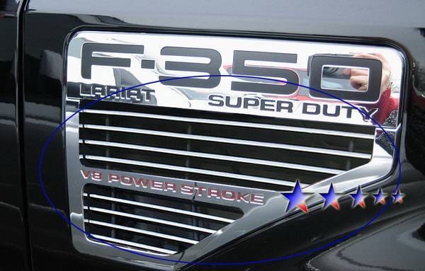 Ford F250 APS Billet Grille - Side Vent - Upper - Aluminum - F65542A