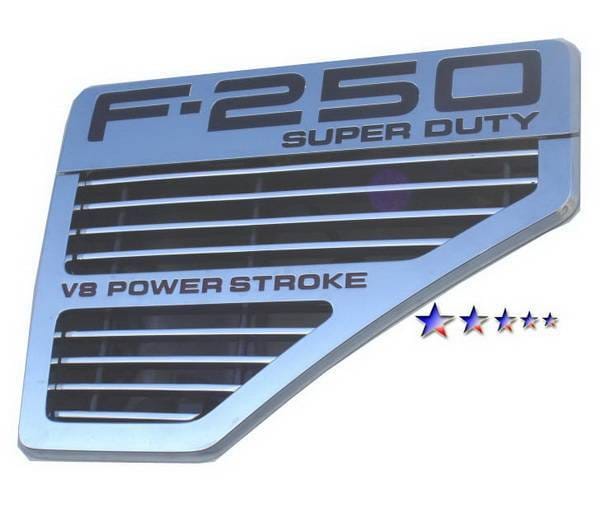 Ford F250 APS Billet Grille - Side Vent - Upper - Aluminum - F65542A thumbnail 2
