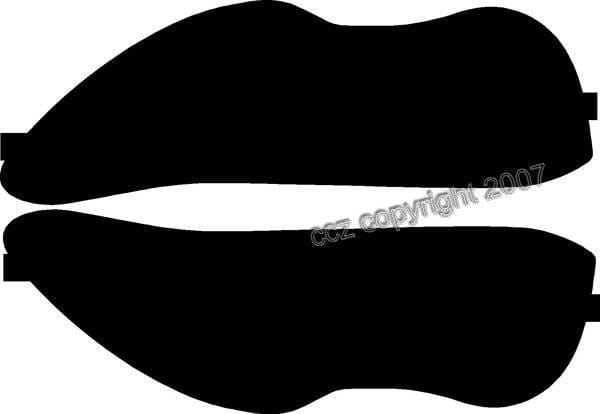 E66 7 series SMOKED Headlight film