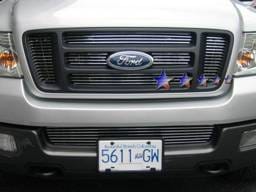 Ford F150 APS Billet Grille - Bar Style - Upper - Aluminum - F65726A