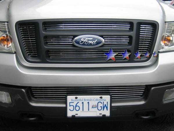Ford F150 APS Billet Grille - Bar Style - Upper - Aluminum - F65726A