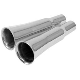 VW Beetle Exhaust Tips (Pair) Flared
