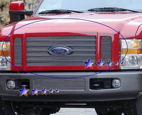 Ford F350 APS Billet Grille - Upper - Aluminum - F66028A