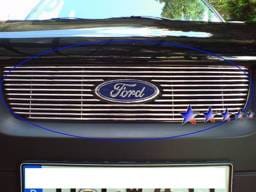 Ford Escape APS Billet Grille - with Logo Opening - Upper - Aluminum - F66564A