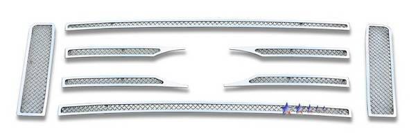 Ford F150 APS Wire Mesh Grille - Upper - Stainless Steel - F76606T thumbnail 2