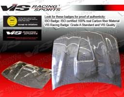 Lexus IS VIS Racing G Force Black Carbon Fiber Hood - 00LXIS34DGF-010C