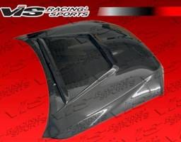 Lexus IS VIS Racing Tracer Black Carbon Fiber Hood - 00LXIS34DTRA-010C