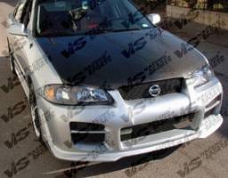 Nissan Sentra VIS Racing OEM Black Carbon Fiber Hood - 00NSSEN4DOE-010C