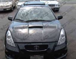 Toyota Celica VIS Racing Xtreme GT Black Carbon Fiber Hood - 00TYCEL2DGT-010C