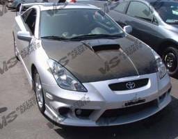 Toyota Celica VIS Racing OEM Black Carbon Fiber Hood - 00TYCEL2DOE-010C