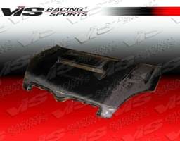 Toyota Echo VIS Racing Cyber Black Carbon Fiber Hood - 00TYECH4DJCY-010C