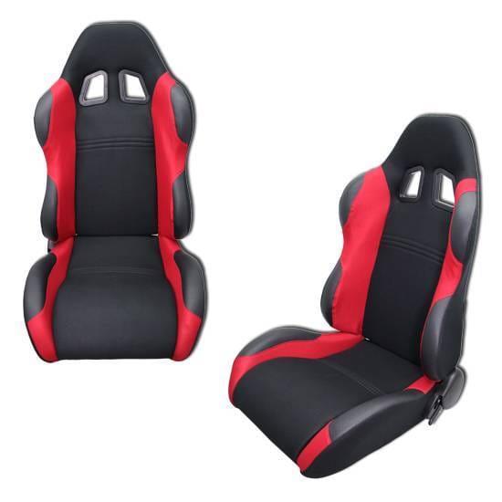 Sport Racing Seats Red Yellow Orange Grey